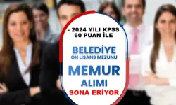 60 KPSS İle Belediye Ön Lisans Memur Alımı Sona Eriyor ( Eleşkirt Belediyesi )