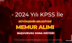 Tekirdağ Büyükşehir Belediyesi 2024 KPSS İle Memur Alımı Sona Eriyor ( Müfettiş Yardımcısı )