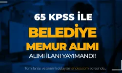 Belediye Ön Lisans mezunu Memur Alımı ( 65 KPSS ) ( Mucur Belediyesi )