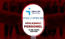 İŞKUR KPSS li KPSS siz Personel Alımı Başvurusu Sona Eriyor!