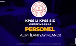 MEB KPSS li KPSS siz Sözleşmeli Personel Alımı Başvuruları