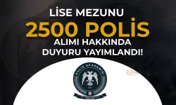 PMYO 2500 Polis Alımı Hakkında Duyuru Yayımlandı!