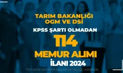 Tarım Bakanlığı OGM ve DSİ 114 Memur Alımı Kılavuzu Yayımlandı! ( 2828 Sayılı Kanun İle )