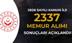 ASHB 2828 Sayılı Kanun İle 2337 Memur Alımı Sonuçları Açıklandı!