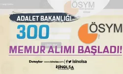 Adalet Bakanlığı 300 Memur Alımı Başladı! (  İcra Müdür ve İcra Müdür Yardımcısı )