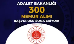 Adalet Bakanlığı 300 Memur Alımı Sona Eriyor! (  İcra Müdür ve İcra Müdür Yardımcısı )