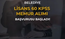 Belediye 60 KPSS İle Memur Alımı Başladı ( Alay Belediyesi )