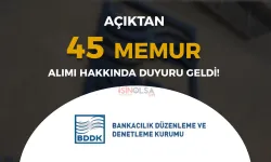 BDDK 45 Açıktan Memur Alımı Sonuçları Açıklandı!