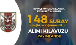 TSK 2024 Yılı 148 Subay Alımı Yapıyor ( Sağlık ve Öğretmen Alanında )