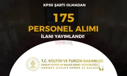 Kültür Bakanlığı DOB 175 Sözleşmeli Sanatçı Alımı İlanı 2024