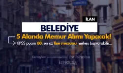 Belediye 60 KPSS İle Zabıta ve 5 Alanda Memur Alımı ( Göle Belediyesi )