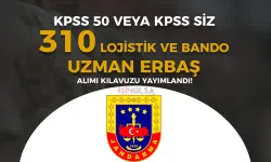 Jandarma 2025 Yılı 310 Lojistik ve Bando Uzman Erbaş Alımı Kılavuz ve Kontenjanlar Yayımlandı!