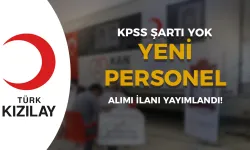 Kızılay Kan Hizmetleri Genel Müdürlüğü Personel Alımı Yapıyor