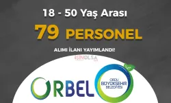 Ordu Büyükşehir Belediyesi ORBEL 79 Personel Alımı Yapıyor!