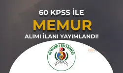 Lisans Mezunu 60 KPSS İle Belediye Memur Alımı Yapıyor ( Reyhanlı Belediyesi )