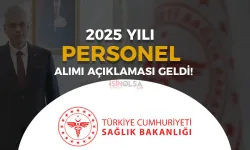 Sağlık Bakanlığı 2025 yılı Personel Alımı İçin Yeni Açıklama Geldi!