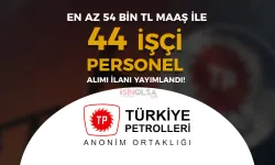 TPAO İŞKUR İle 3 Şehir 44 Kamu İşçi Personel Alımı! En az 54 Bin TL Maaş