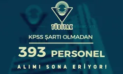 TÜBİTAK KPSS siz 393 Personel Alımı Sona Eriyor!