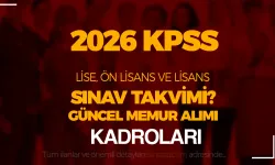 2026 KPSS Lise, Ön Lisans ve Lisan KPSS Takvimi ve Memur Alımları