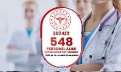 Sağlık Bakanlığı 2024/3 İle 548 Personel Alımı Yapıyor !(  2828 Sayılı kanun ile )