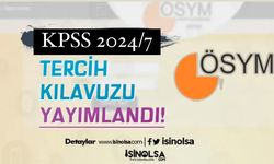 KPSS-2024/7 Tercih Kılavuzu Yayımlandı