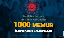 MSB, Genelkurmay, KKK, HKK, DKK, MSÜ 1000 Memur Alımı Kontenjan Dağılımı