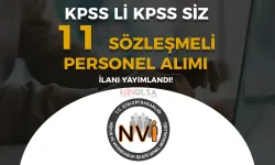 Nüfus ve Vatandaşlık İşleri ( NVİ ) 11 Sözleşmeli Personel Alımı! KPSS li KPSS siz