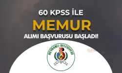 Lisans Mezunu 60 KPSS İle Belediye Memur Alımı Başladı! ( Reyhanlı Belediyesi )