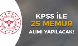 Sağlık Bakanlığı 25 Memur Alacak ( Müfettiş Yardımcısı )