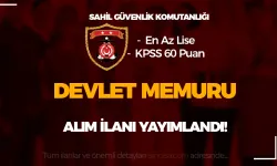 Sahil Güvenlik 2024 Yılı 15 Devlet Memuru Alımı İlanı!  En Az Lise ve 60 KPSS