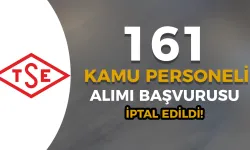 TSE 161 Kamu Personeli Alımı Başvurusu İptal Edildi!