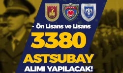 TSK Lisans/ Ön Lisans 3380 Astsubay Alımı Kılavuzu Yayımlandı!