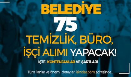 Kırıkkale Yahşihan Belediyesi 75 Temizlik, Büro, İşçi Alımı Yapıyor!