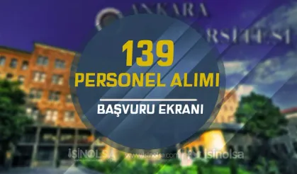 Ankara Üniversitesi 139 Personel Alımı Başvuru Ekranı ve Adımları ( https://personeldb.ankara.edu.tr )