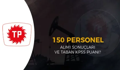 TPAO 150 Personel Alımı Sonuçları ve Taban KPSS Puanı?