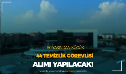 Zeytinburnu Belediyesi 44 Temizlik Personeli Alımı - 50 Yaşından Küçük