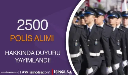 PMYO 2024 Yılı 2500 Polis Alımı Sonuçları Açıklandı!