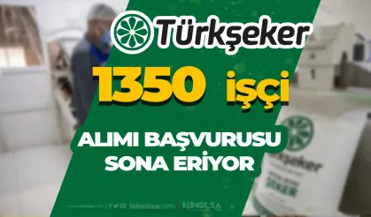 TÜRKŞEKER 1350 İşçi Alımı 2024 İŞKUR Başvurusu