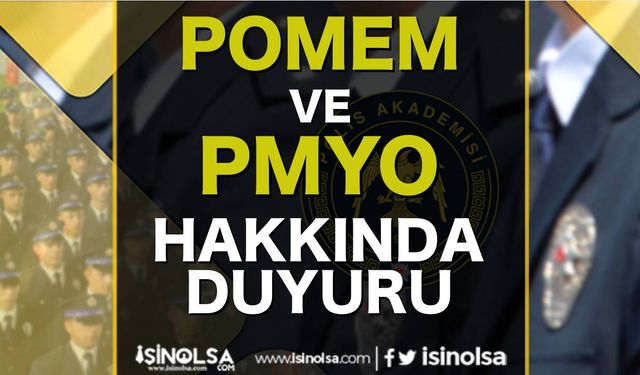 PA Polis Alımı İçin: PMYO ve POMEM Sınavları Ertelendi!