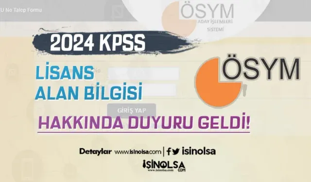 2024 KPSS Alan Bilgisi Oturumları cevap Anahtarı Yayımlandı!