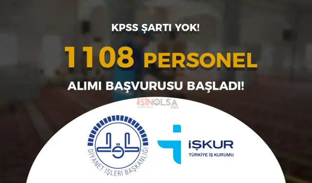 DİB İUP Personel Alımı İlanı