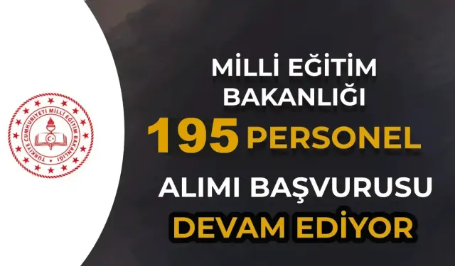 MEB İŞKUR ile Okula 195 TYP Personel Alımı Yapıyor