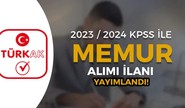 TÜRKAK 2023 / 2024 KPSS İle Memur Alımı Yapıyor ( Uzman Yardımcısı )