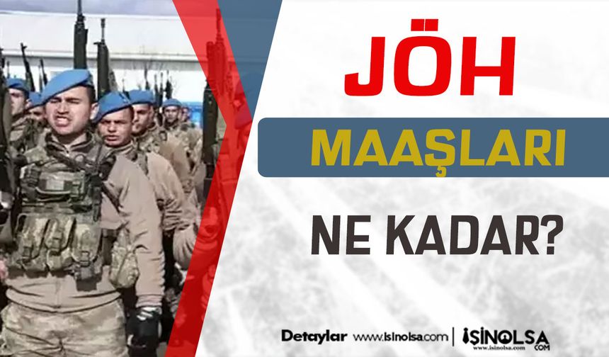 Jandarma Özel Harekat JÖH Maaşları Ne Kadar?