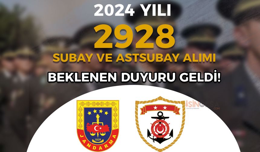 Jandarma ve Sahil Güvenlik 2928 Subay ve Astsubay Alımı Sonuçları Açıklandı!