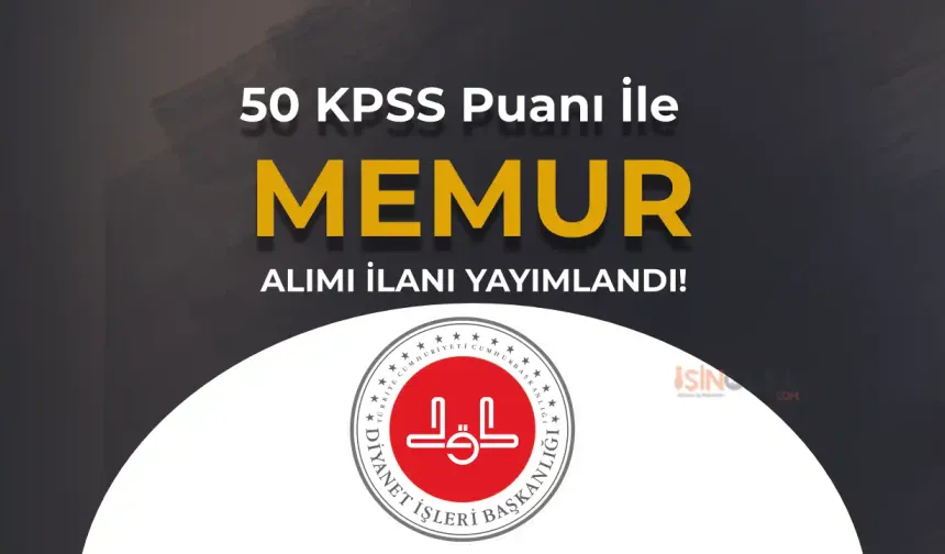 Diyanet İşleri ( DİB ) 50 PSS Puanı İle Memur Alımı İlanı ( Müfettiş Yardımcısı )