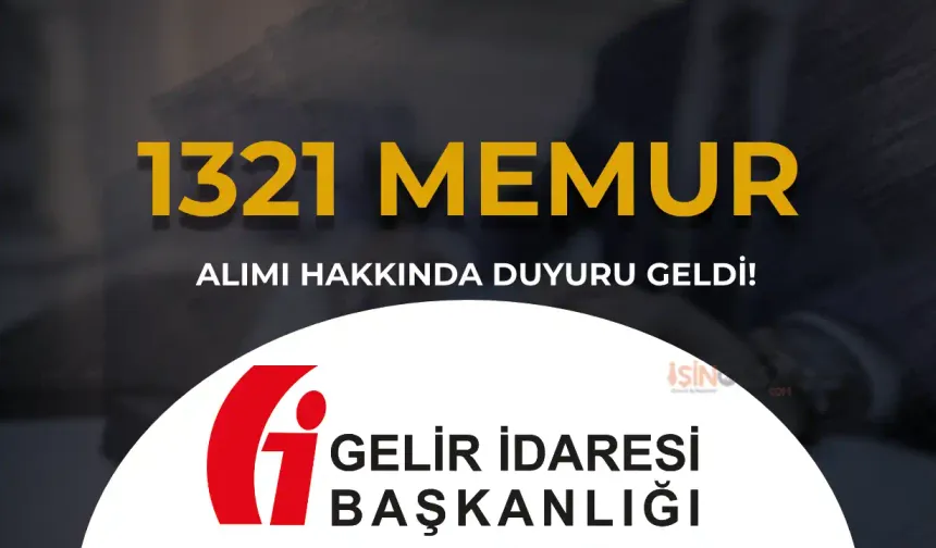 GİB 1321 GUY Alımı Hakkında Duyuru