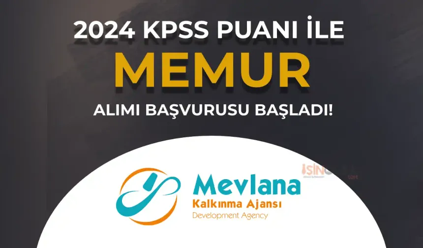 Mevlaka Kalkınma Ajansı ( MEVKA ) 2024 KPSS İle Personel Alımı Başvurusu Başladı!