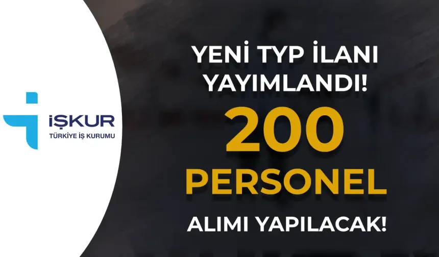 200 TYP Personel Alımı İlanı Yayımlandı! Kaymakamlık İş İlanı