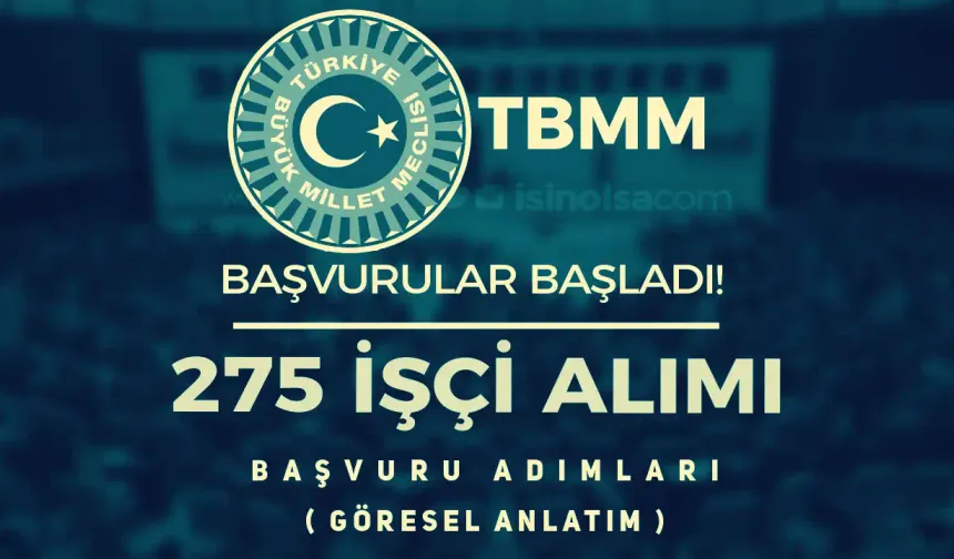 TBMM İşçi Personel Alımı Başvurusu